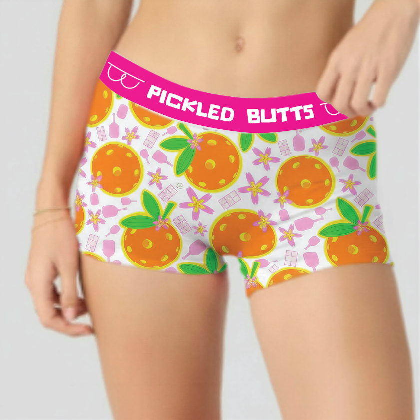 Juicy Pattern anti-chafe pickleball underwear